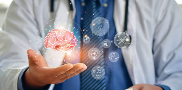 médico, cerebro, ia