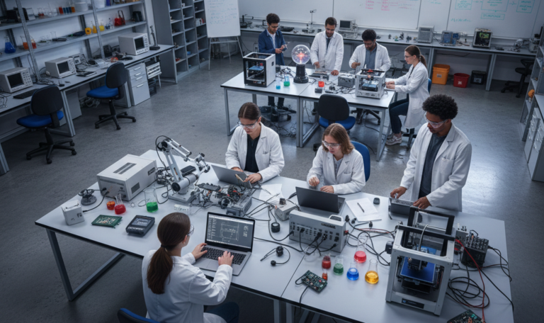 tecnología ciencia estudiantes,