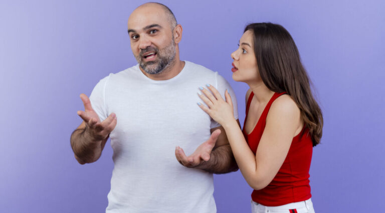 pareja peleas