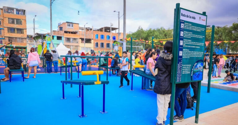 Alcalde Carlos Fernando Galán entregó nuevo parque en barrio Bilbao de Suba