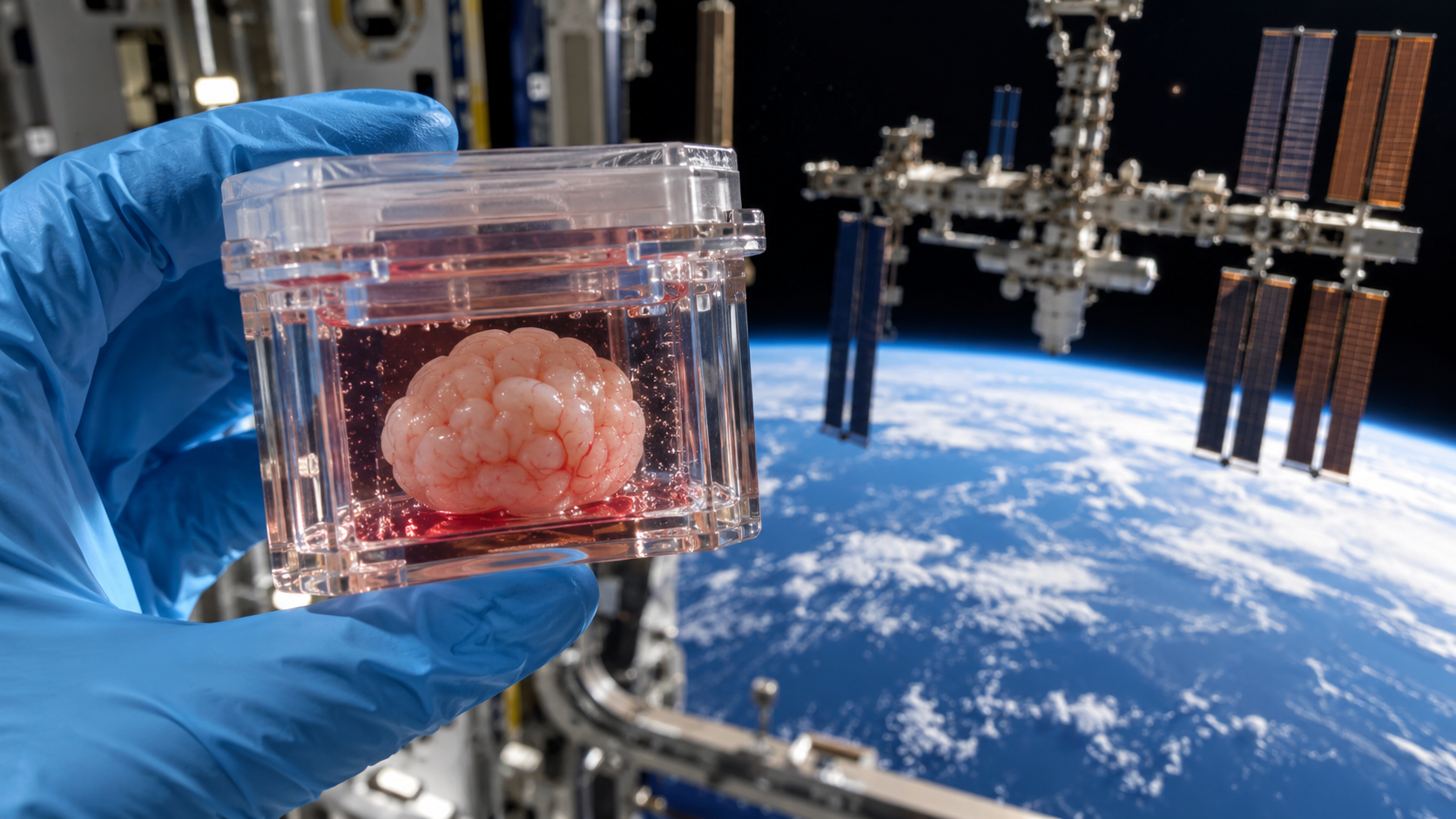 cerebro humano - nasa - espacio